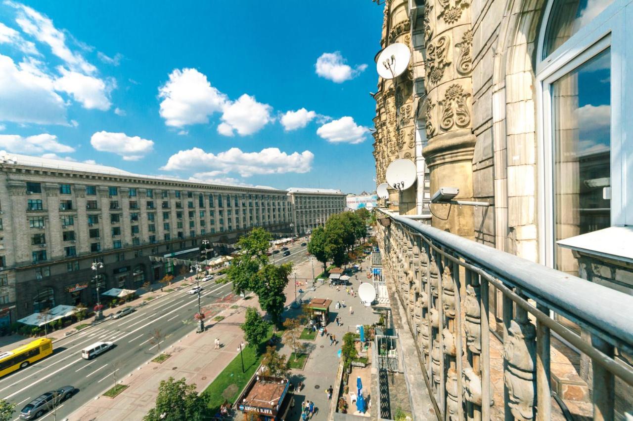 Квартира На Крещатике Kyjev Exteriér fotografie